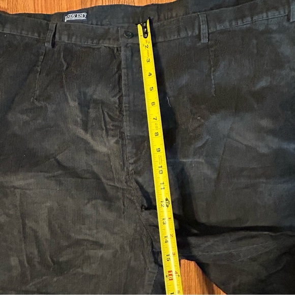 NEW Lands' End Plus Sz 26 Corduroy Pant Cotton Blend Dark Gray Pockets High Rise - Picture 8 of 10